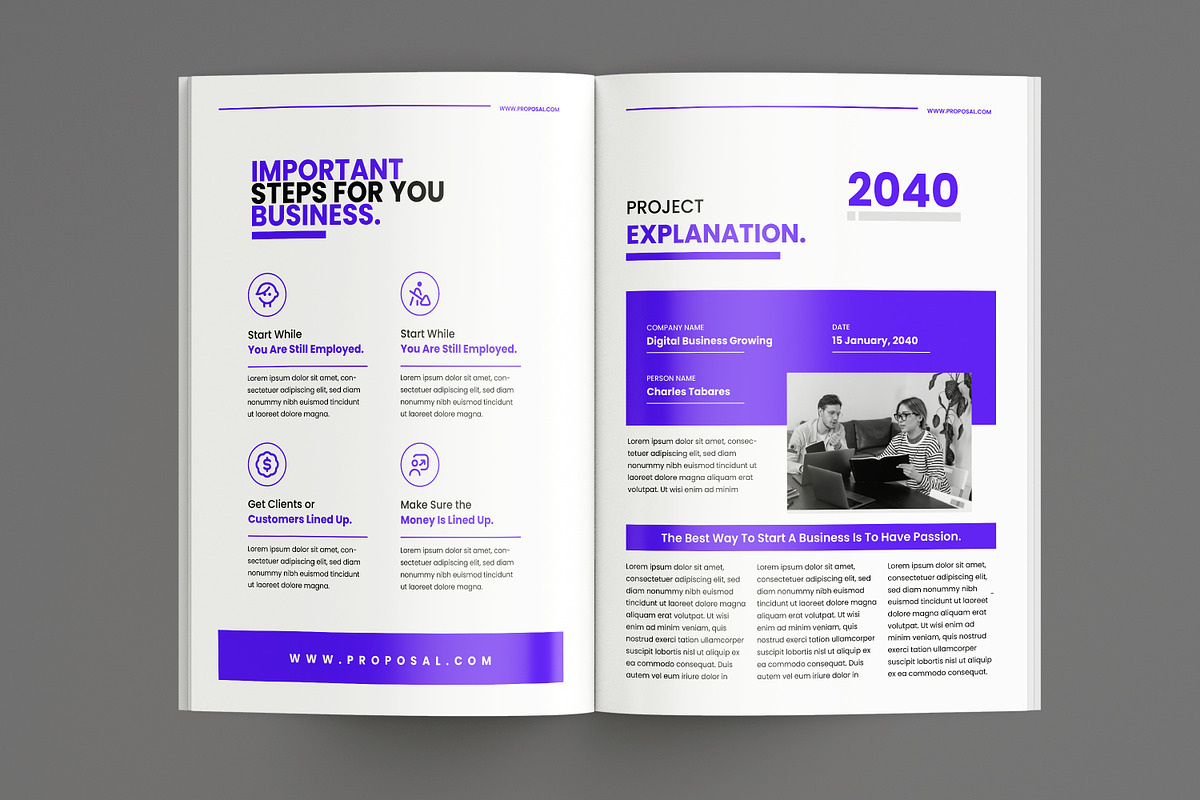 Company Proposal, a Brochure Template by FlyeredTemplate (Photo 5 of 11)