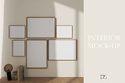 Frame mockup for printable art, a Print Template by DSTUDIO888 (Thumbnail 1 of 4)