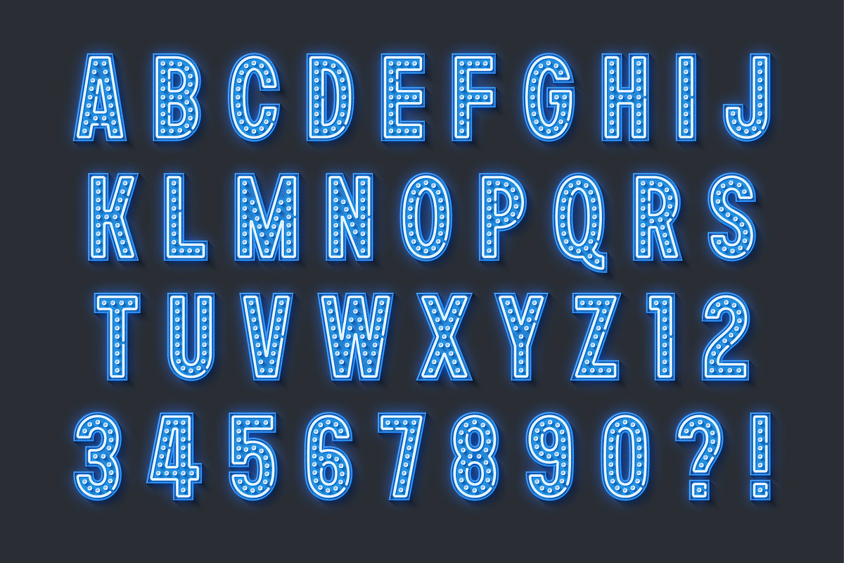 Retro show alphabet design, an Object Graphic by RevelStockart (Photo 10 of 12)