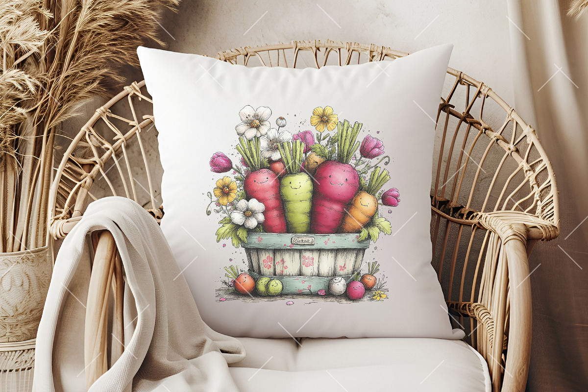 Whimsical Spring Farm Clipart, an Illustration by OK Design (Photo 6 of 6)