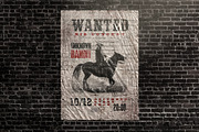 Urban Grunge Wanted Poster Template, an Advertising Mockup by Giallo (Thumbnail 3 of 17)