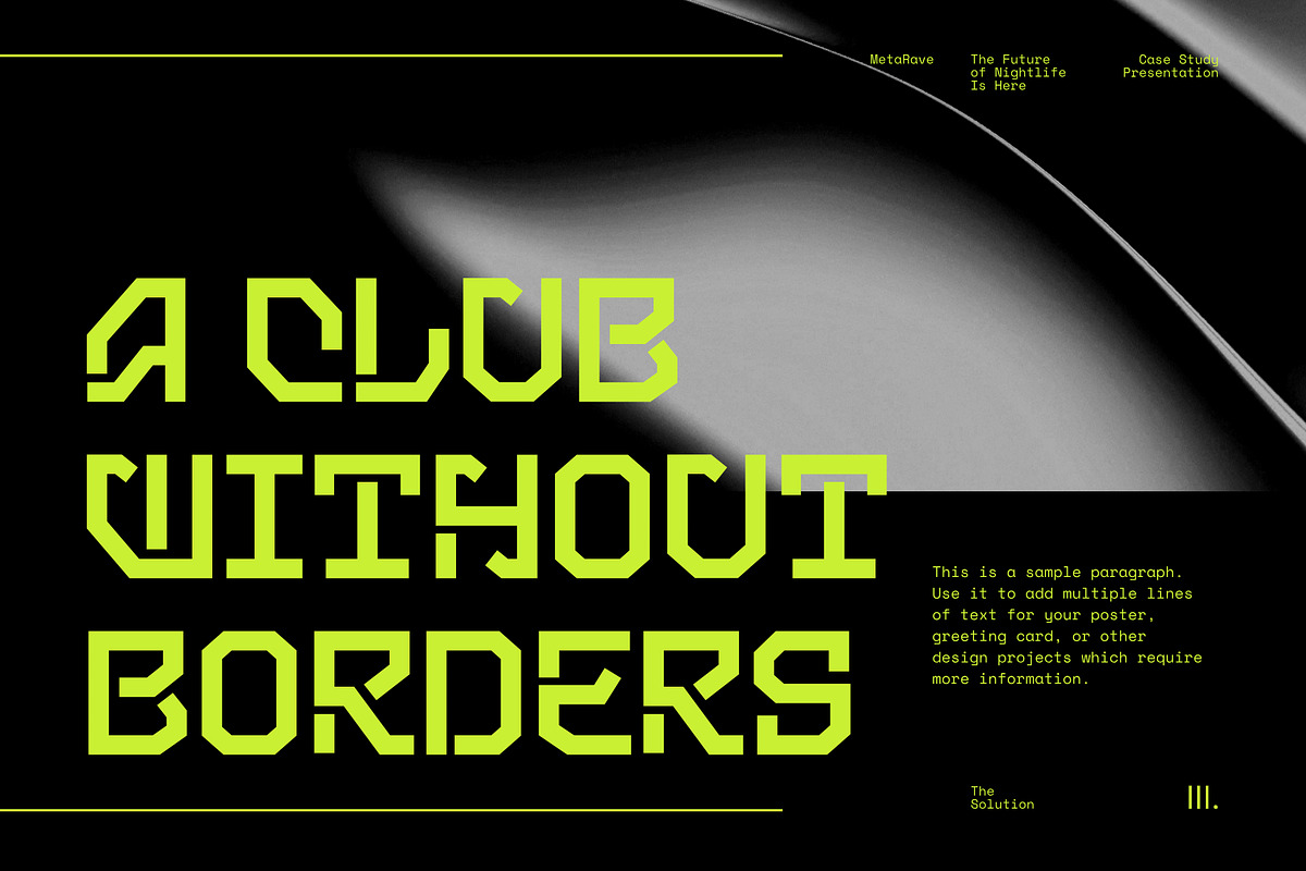 Seabox - Bold Futuristic Font, a Sans Serif Font by Variatype (Photo 4 of 6)