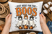 Just Here for the Boos Halloween PNG, a Seasonal Illustration by OK Design (Thumbnail 3 of 5)