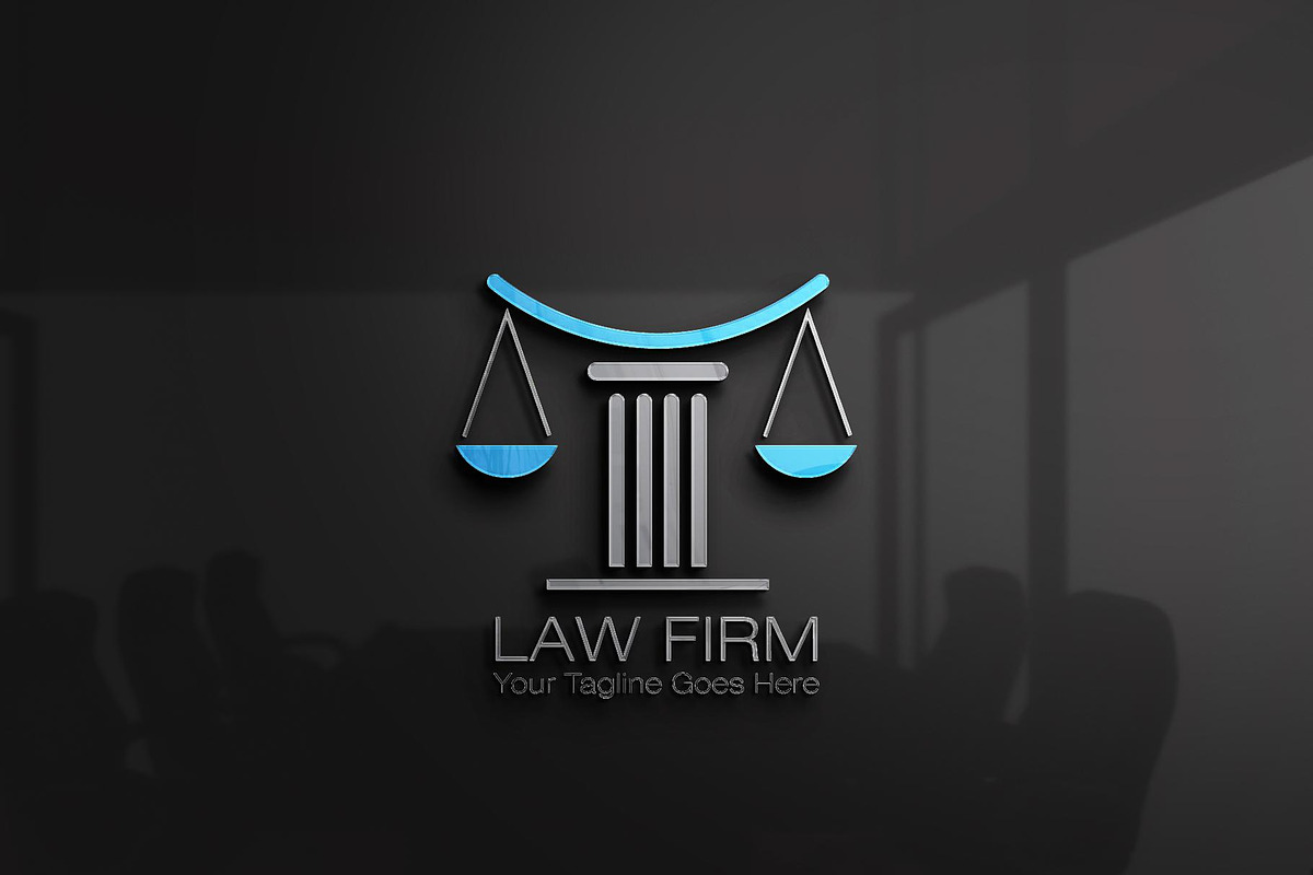Scales of Justice Law Firm Logo, a Branding & Logo Template by YUDesignStore (Photo 8 of 11)