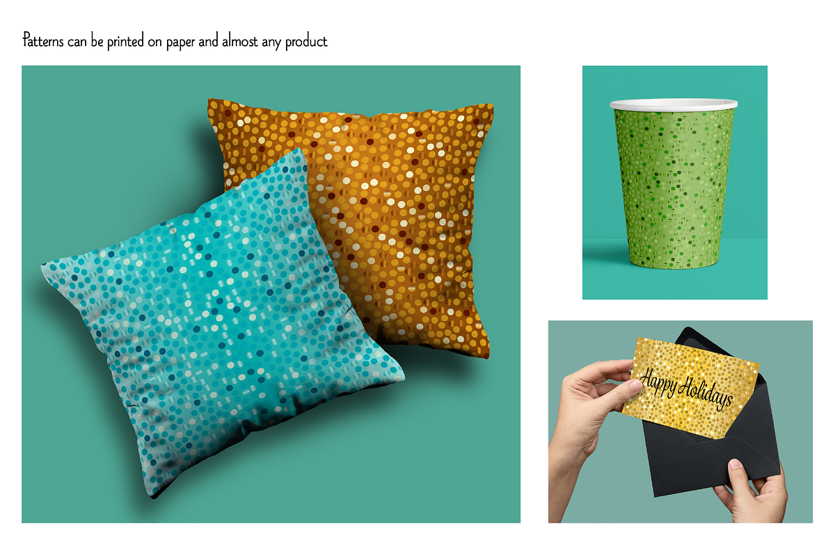 Seamless Dots Gradient Backgrounds preview 2