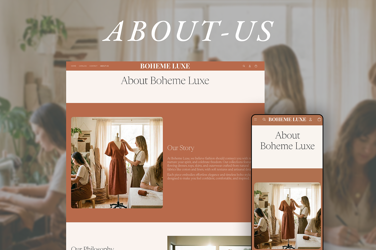 Boheme - Luxe Boho Shopify 2.0 Theme, a Shopify Template by AtelierDuVow (Photo 6 of 10)