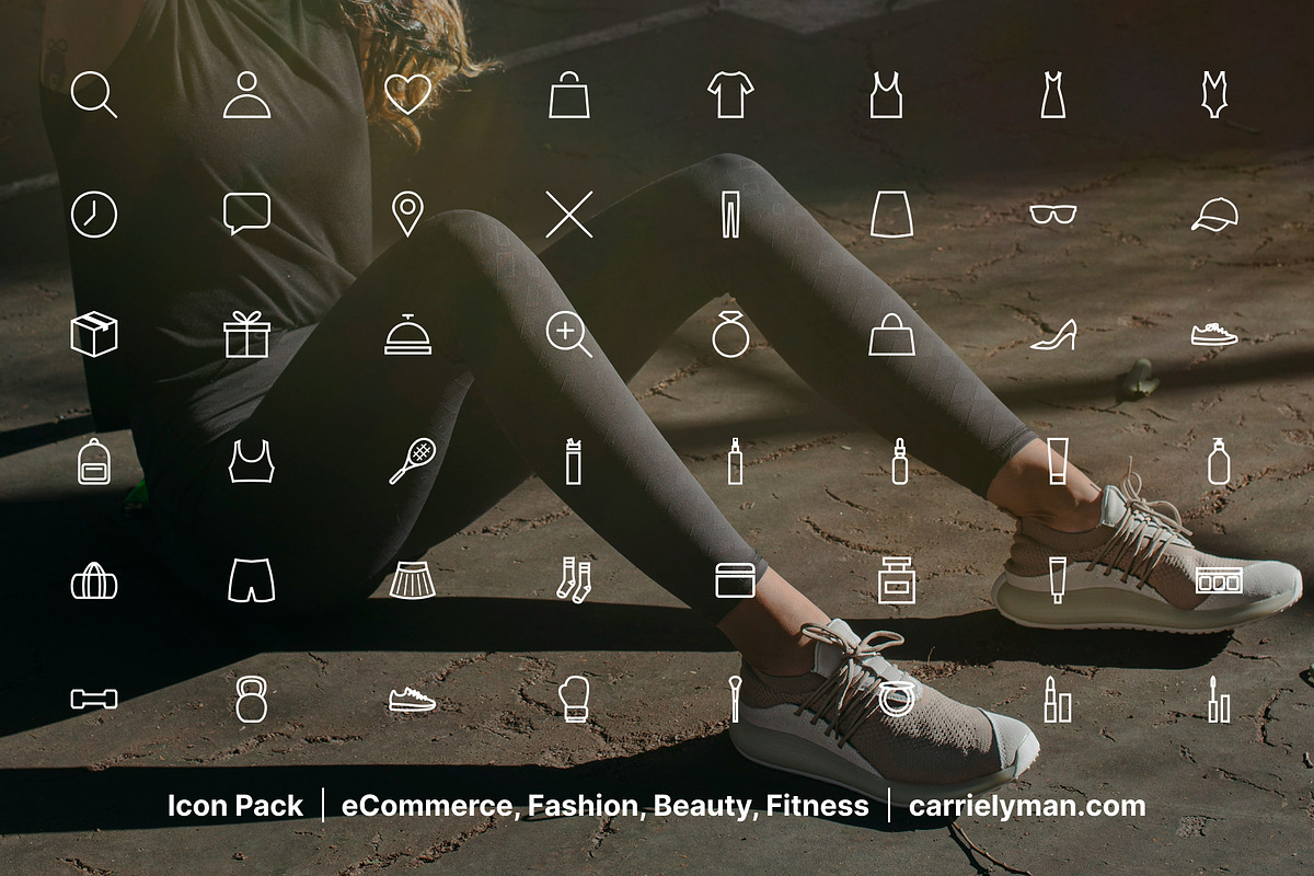 Icon Pack | Fashion, Beauty, Fitness, an Outline Icon by Carrie Lyman (Photo 4 of 4)
