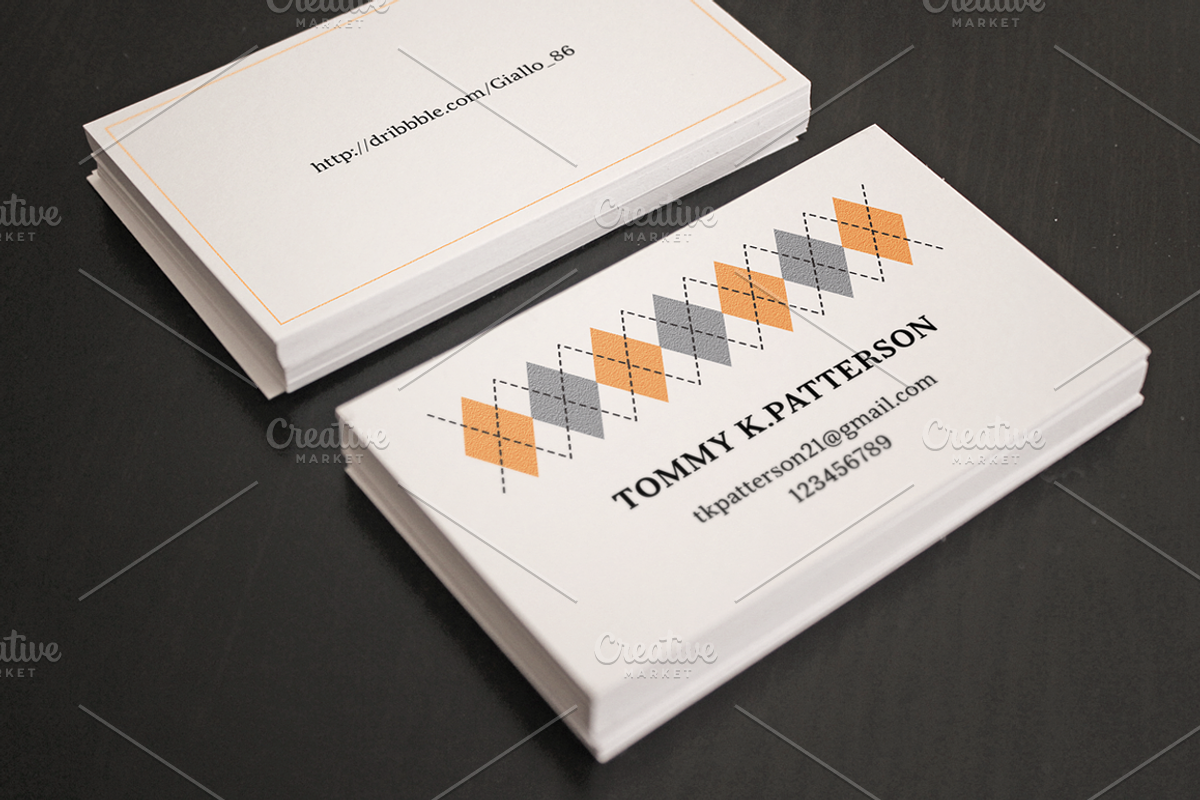 Bundle Flyer Business Card Mock-up, a Print Template by Giallo (Photo 3 of 21)