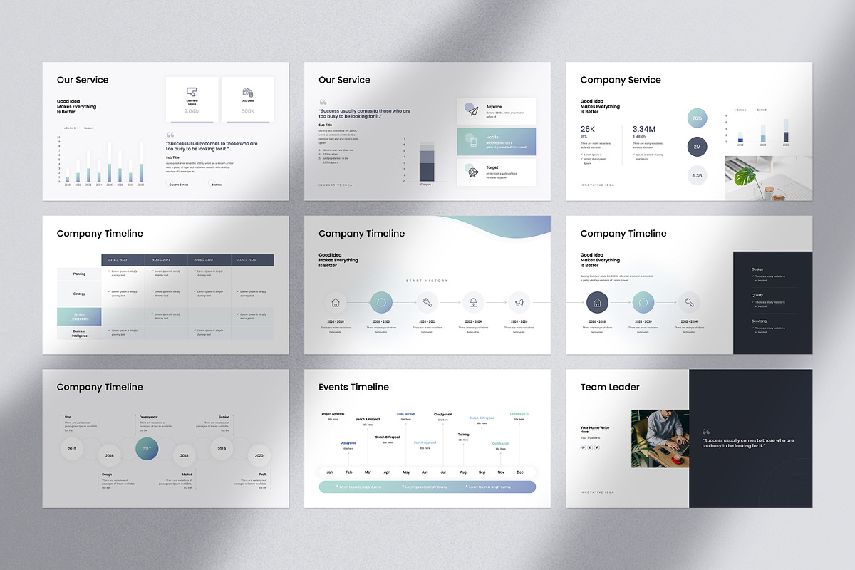 Business Plan Presentation, a Presentation Template by GoldenPixelStudio (Photo 11 of 29)