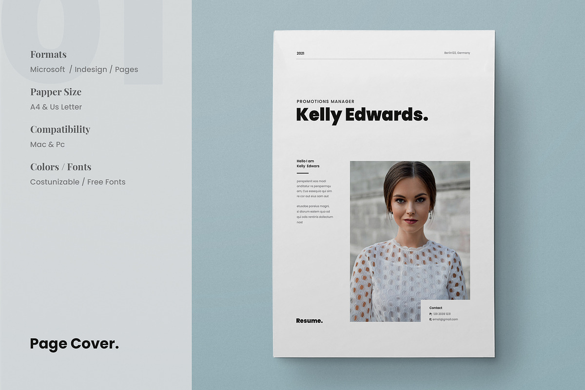 Resume Kelly, a Resume Template by Estartshop (Photo 2 of 5)
