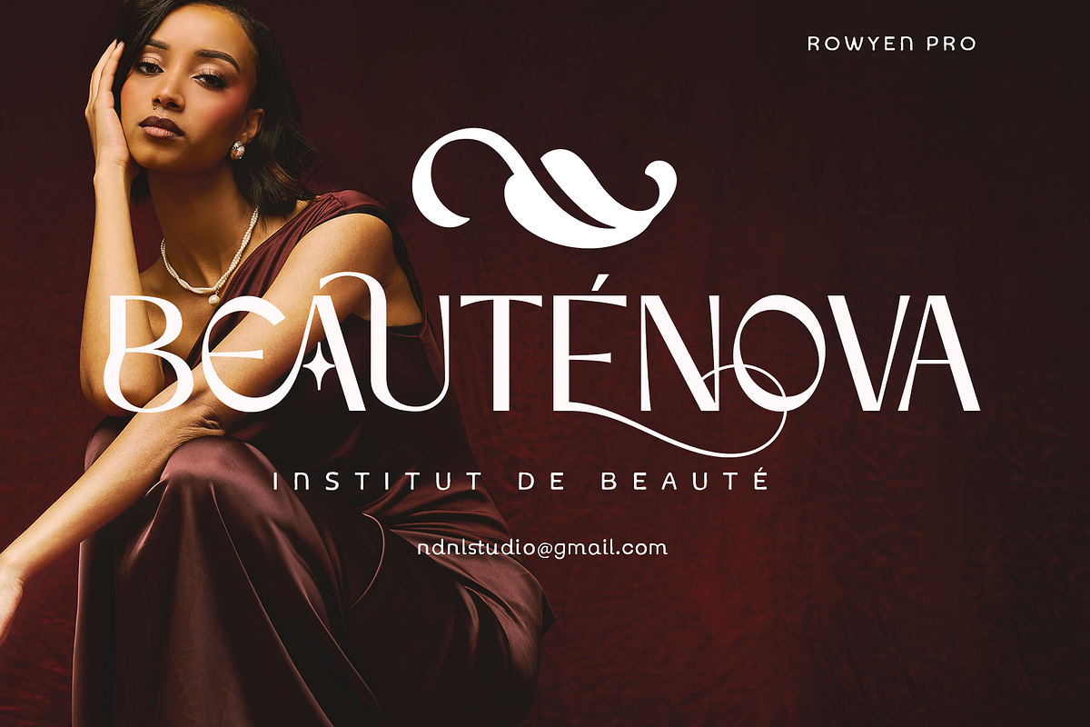 Rowyen – Sans Serif Font, a Sans Serif Font by NDNL Studio (Photo 6 of 8)