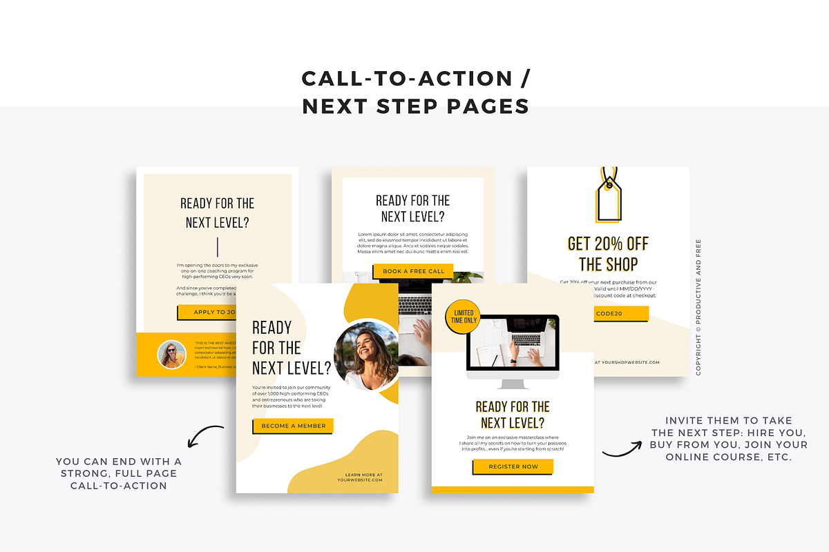 5-Day Lead Magnet Challenge Bundle, a Magazine Template by ProductiveandFree (Photo 12 of 18)