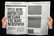 Newspaper Hard Flash Mockups, a Books & Magazine Mockup by Luuqas Design (Thumbnail 2 of 4)