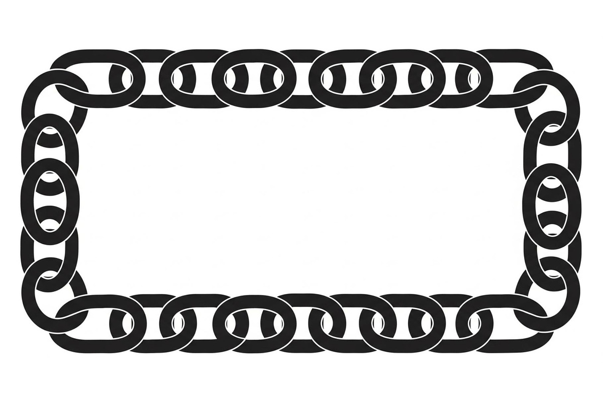 Chain Border Frame SVG Bundle, an Illustration by Designs_River (Photo 28 of 31)
