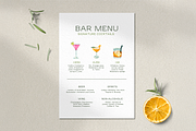 Green Floral Menu Set Templates, a Stationery Template by Paraná Studio (Thumbnail 7 of 9)