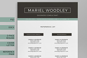 Resume Template 4-Page - CV Template, a Resume Template by Blissful Pixels (Thumbnail 4 of 4)