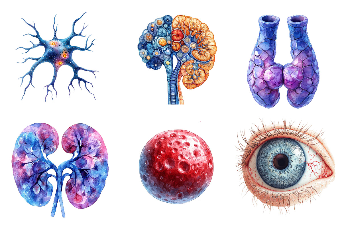 Human Anatomy, Medical Clipart,, an Illustration by CreationArt (Photo 2 of 5)