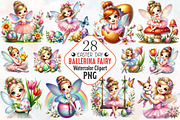 Easter ballerina fairy sublimation, an Illustration by RobertsArt (Thumbnail 1 of 7)