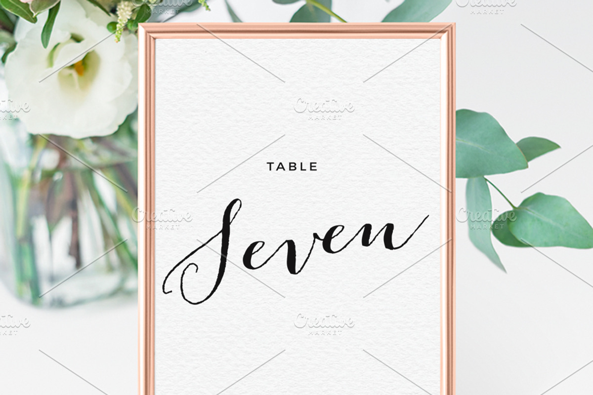 Typography script wedding invite set, an Invitation Template by Inkpower (Photo 6 of 7)