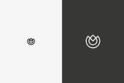 logo design minimal flower / fire, a Branding & Logo Template by Minimalist Logos (Thumbnail 3 of 5)