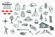 Outdoor Camping vector Illustrations, a Decorative Illustration by dicreate (Thumbnail 2 of 16)