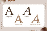 Fox Adonis: 4 Font Styles, a Serif Font by Fox7 By Rattana (Thumbnail 2 of 13)