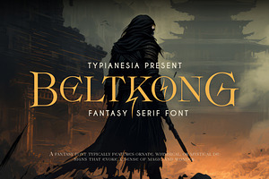 Beltkong - Fantasy Serif Font