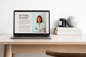 Scarlett Showit Investment Website, a WordPress Template by Amanda Scott Design Co.