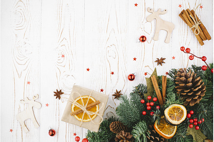 Christmas holiday background with