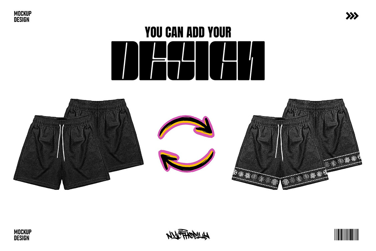 Pants Streetwear Mockup Pack, a Bottom Mockup by NYCTHOPILIA STUDIO (Photo 6 of 8)