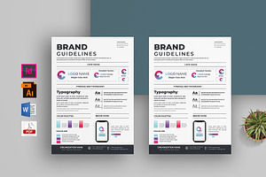 Brand Guidelines | Word & Indesign, a Poster Template by obayes