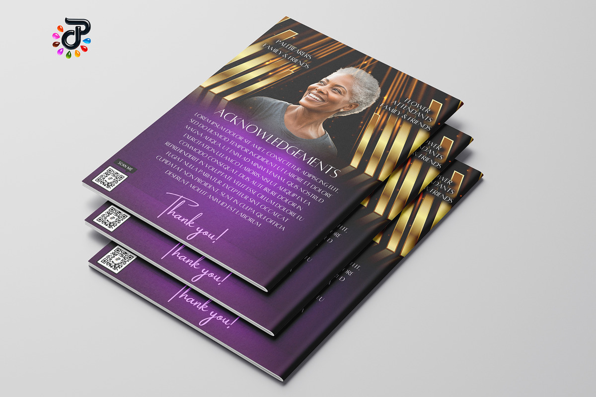 Elegant Canva Obituary Template, a Brochure Template by Protech Design ENT (Photo 9 of 9)