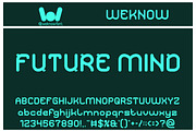 Future Mind font, a Font by weknow (Thumbnail 1 of 8)