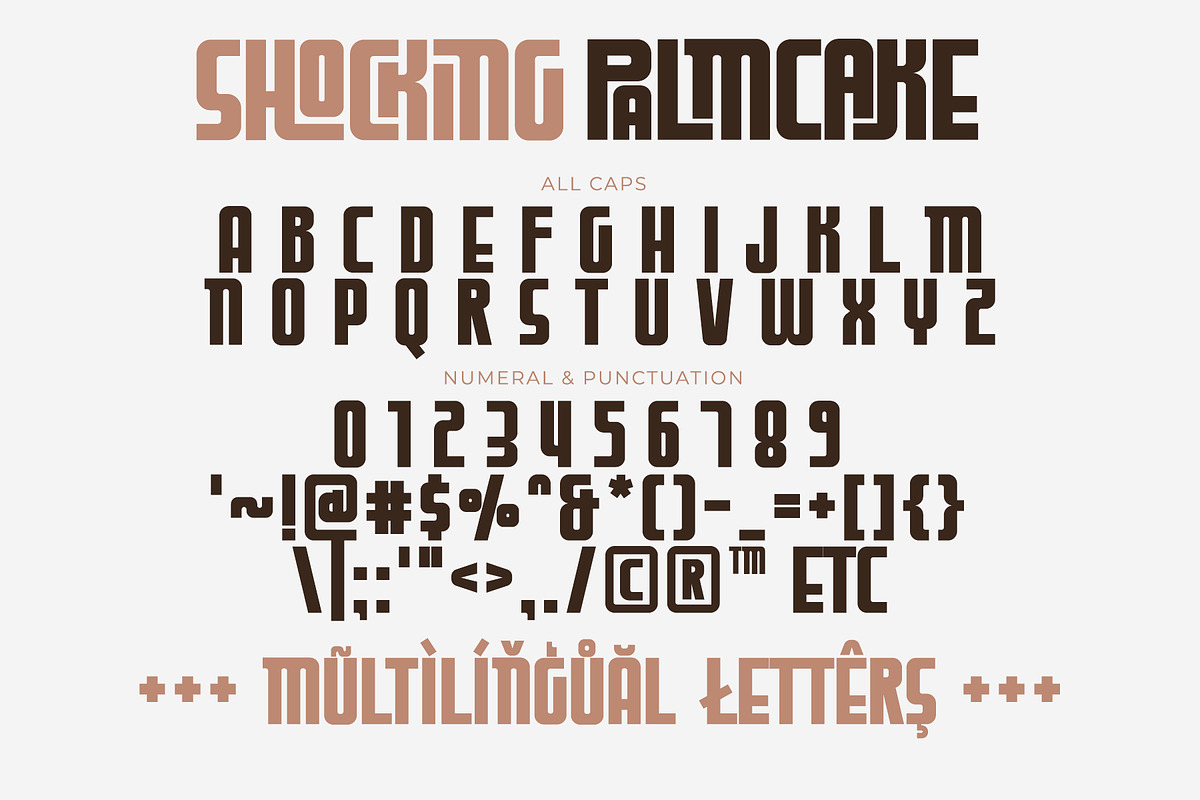 Shocking Palm Cake - Ligature Font, a Sans Serif Font by Airotype (Photo 12 of 14)