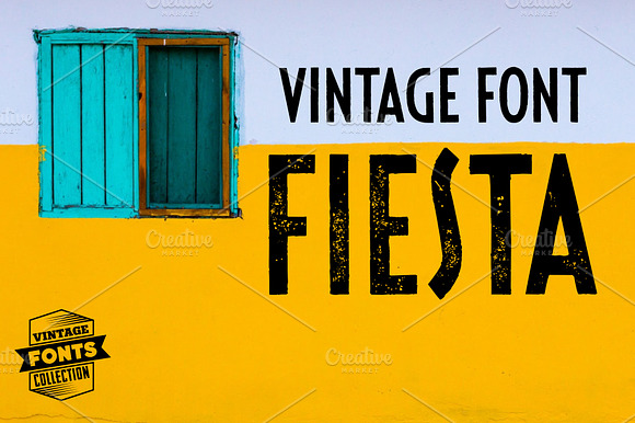 Fiesta - 2 vintage fonts preview 7