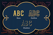 10 Vintage Font Families Bundle #3, a Blackletter Font by Fractal fonts & graphics (Thumbnail 38 of 67)