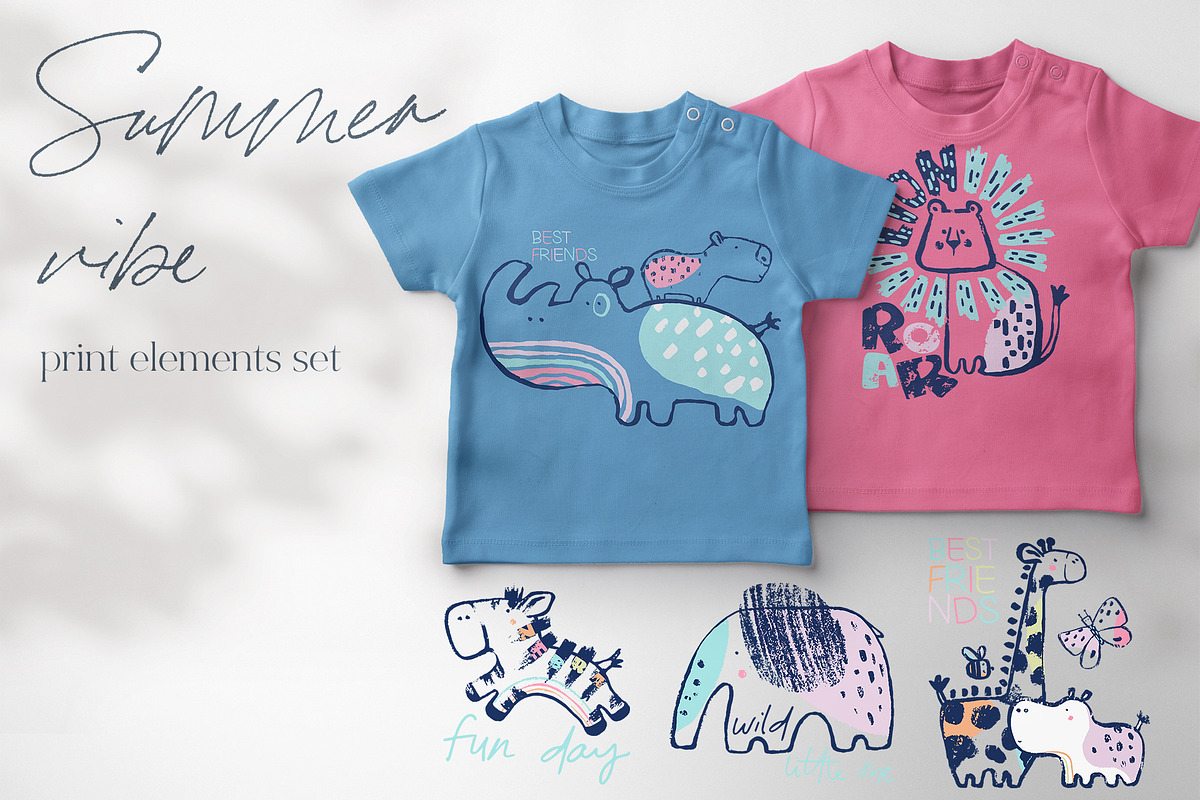 Summer Vibe Prints, an Animal Illustration by MeadowFox (Photo 1 of 9)
