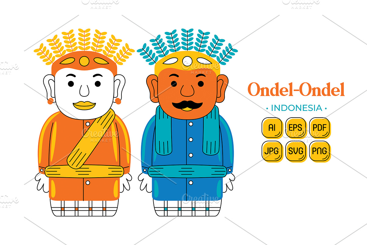 Indonesia Vector Pack #03, an Object Graphic by MEDZ (Photo 5 of 7)