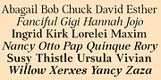 XAabced, a Serif Font by Ingrimayne Type (Thumbnail 5 of 9)