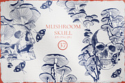 MUSHROOM SKULL, a Person Illustration by LanaDzi (Thumbnail 1 of 11)