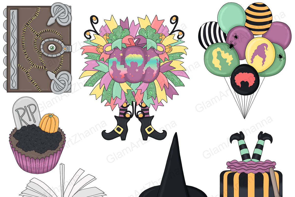 Magic Clipart, a Seasonal Illustration by GlamArtZhanna (Photo 3 of 5)