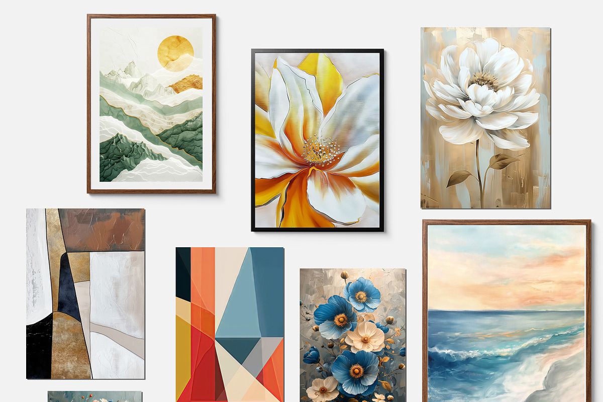 36 abstract paintings, a Decorative Illustration by DamonYang's shop (Photo 2 of 8)