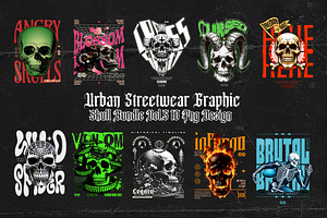 Urban Streetwear Skull Bundle Vol. 5