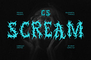 CS Scream – Black Metal Font, a Blackletter Font by Craft Supply Co. (Thumbnail 1 of 8)