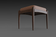 Chair with brown leather pillow, a Furniture 3D Model by NojskaAksjon (Thumbnail 12 of 20)