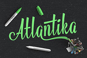 Atlantika (25% off), a Script Font by artimasa (Thumbnail 1 of 5)
