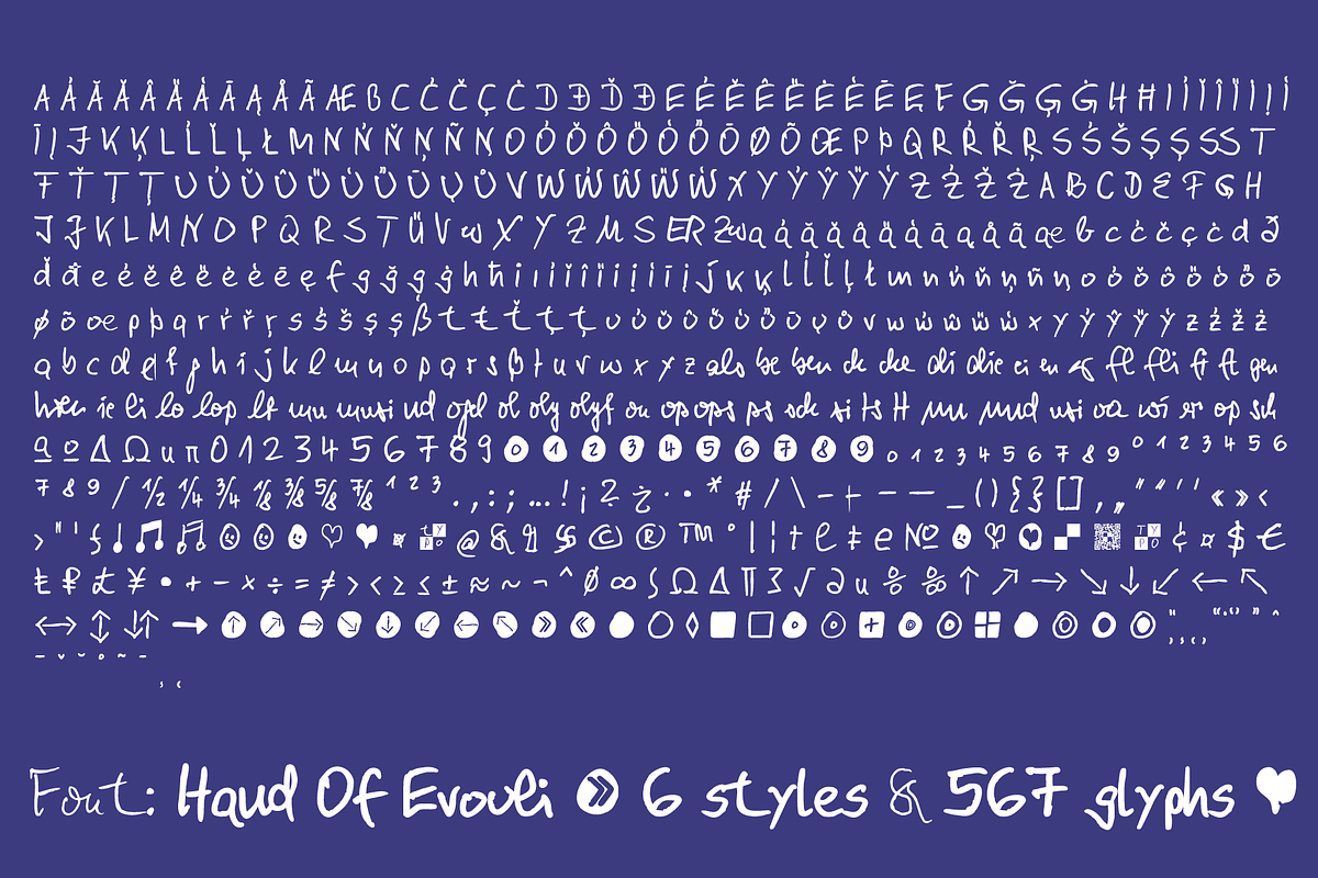 FONT | Hand Of Evouli, a Script Font by Typo Graphic Design (Photo 2 of 5)