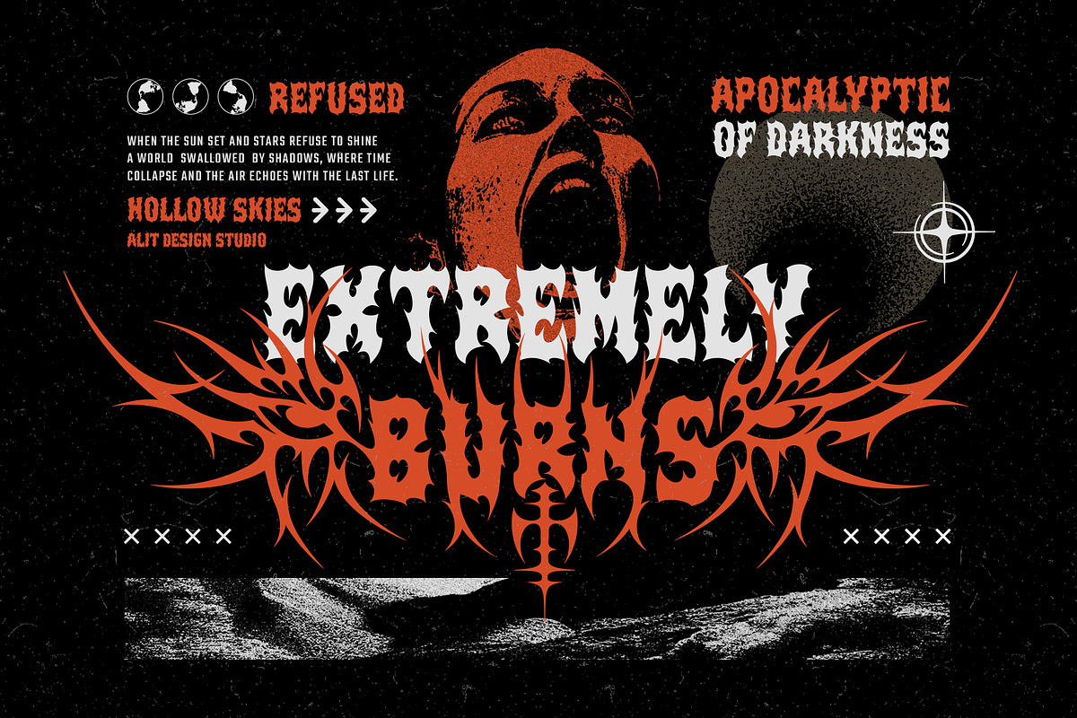 Rocksoul Typeface, a Blackletter Font by alit design (Photo 6 of 17)