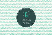 Bundle hand drawn patterns, a Pattern Graphic by Magnia (Thumbnail 6 of 17)