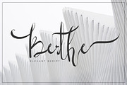 Berthe Script Font, a Script Font by Graphicdome (Thumbnail 1 of 14)